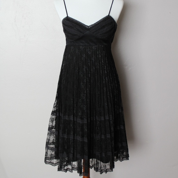 Betsey Johnson Dresses & Skirts - Betsey Johnson 4 Black Lace Dress Spring